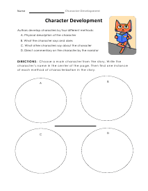 Story Worksheet