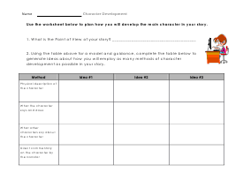 Your Story Worksheet