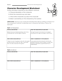 Approach Worksheet