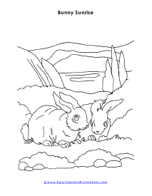 Bunny Worksheet