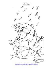 Raining on Gorilla Worksheet