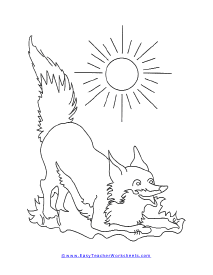 Fox in the Sun Worksheet
