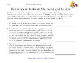 Dividing Worksheet