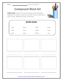 Word Art Worksheet