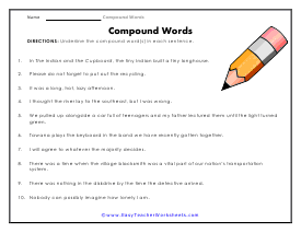 Complex Worksheet