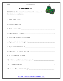 Clause Correction Worksheet