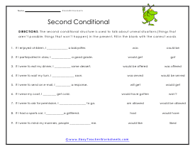 Secondary Worksheet