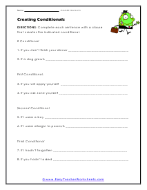 Creation Worksheet