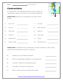 Sets Worksheet