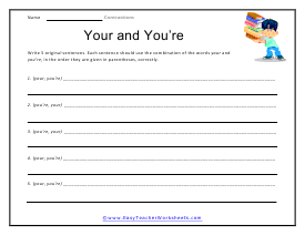 You Are Options Worksheet