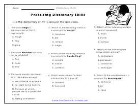 Practicing Worksheet