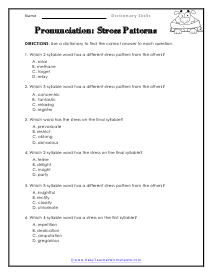 Patterns Worksheet