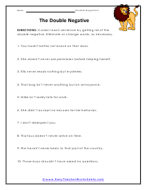 Proofreading Worksheet