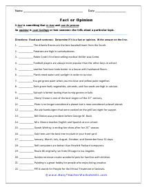 Exercise Worksheet 1