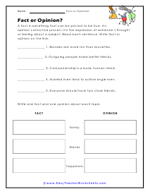 The Truth Worksheet