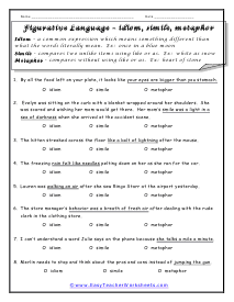 Figures of Speech Exercises