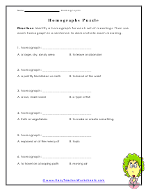 Puzzle Worksheet