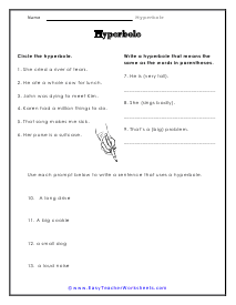 Circle It Worksheet