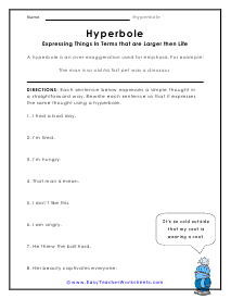 Than Life Worksheet