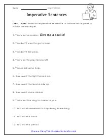 Prompts Worksheet