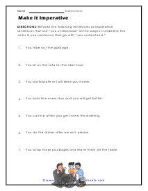 Important Worksheet