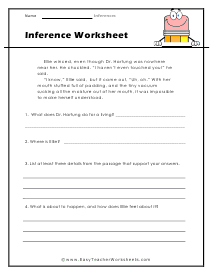 Inferences Worksheets