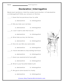 What Ends Worksheet