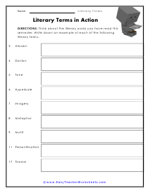 In Action Worksheet