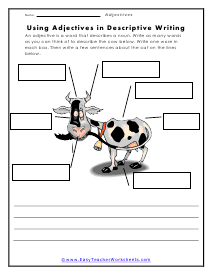 Adjective Worksheet