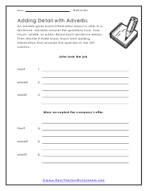 Details Worksheet