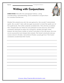 Waldo the Wizard Worksheet