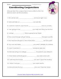 Word Parts Worksheet