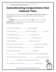 Pick Time Worksheet