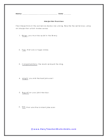 Rewrite Worksheet 3