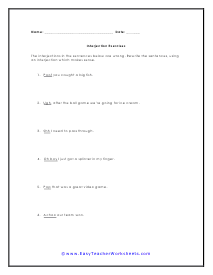 Last Rewrite Worksheet