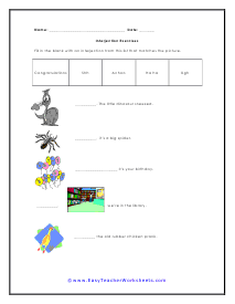 Picture Worksheet