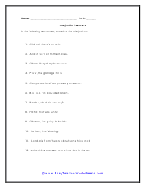 Circle Worksheet