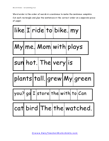 Scrambling Worksheet