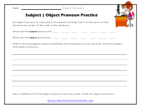 Writing Practice Worksheet