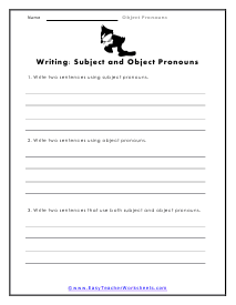 Writing Worksheet