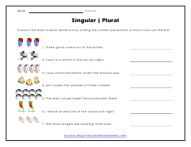 Correction Worksheet