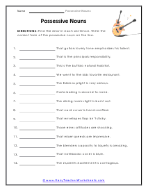 Ownership Worksheet