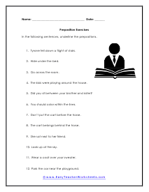 Identification Worksheet