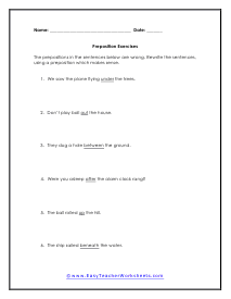 Rewriting Worksheet