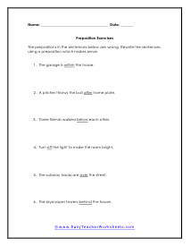 Replacement Worksheet