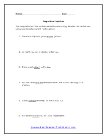 Proofreading Worksheet