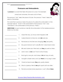 Antecedents Worksheet