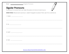 Label and Write Worksheet