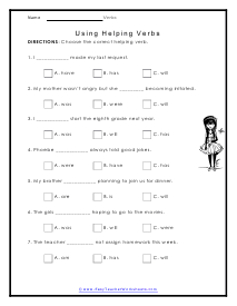 Helpers Worksheet