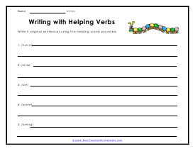 Helping Word Worksheet